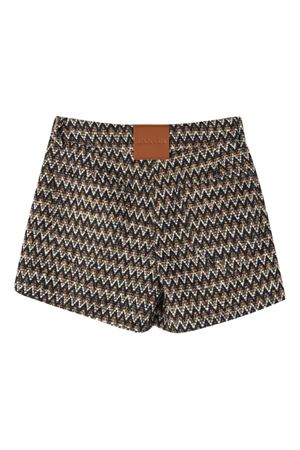 beige polyester shorts LANVIN KIDS | N30263P90